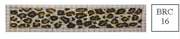 BRC16 Leopard Cheryl Schaeffer And Annie Lee Designs 18 Mesh Bracelet