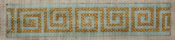 BRC12	Greek Key Cheryl Schaeffer And Annie Lee Designs 18 Mesh Bracelet