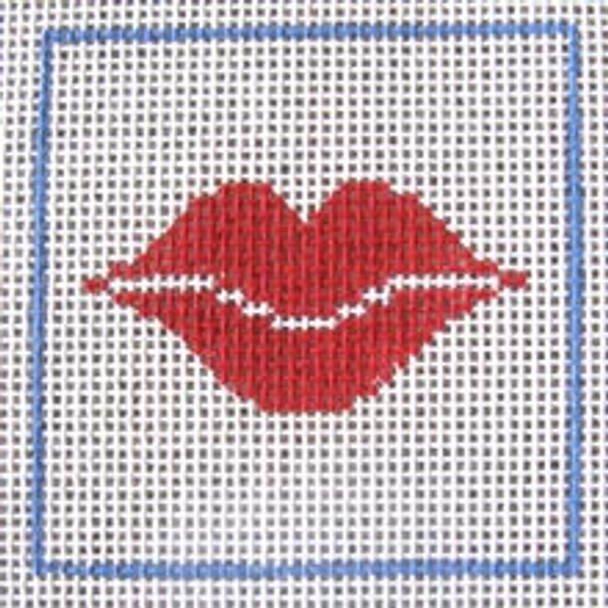 A17 Lips DeElda Needleworks DeElda Needleworks Beginner Needlepoint kit