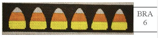 BRA6	Candy Corn Cheryl Schaeffer And Annie Lee Designs 18 Mesh Bracelet