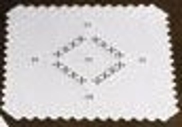 101651 Permin Kit Tablemat 16" x 16"; Hardanger; 22ct