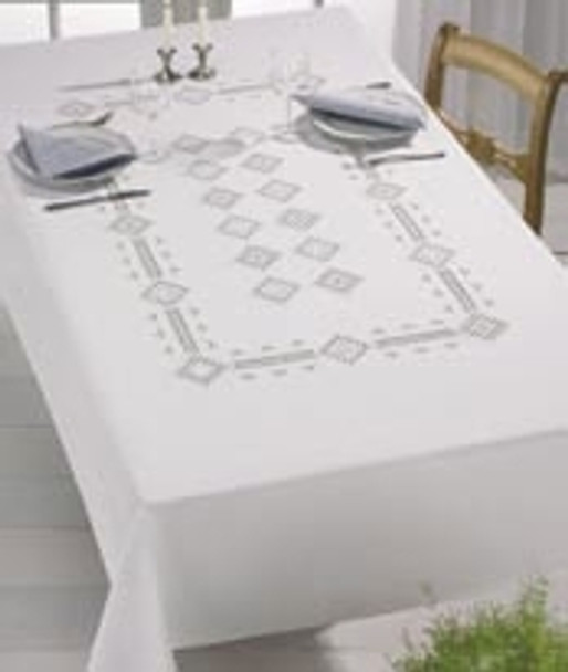 582765 Permin Kit Tablecloth 55" x 92"; Hardanger; 22ct