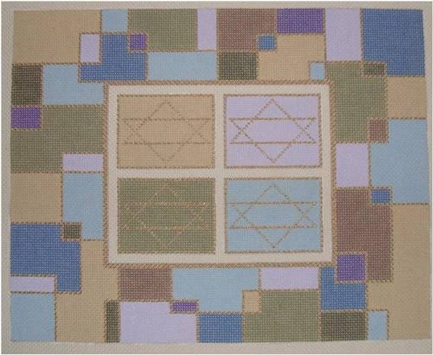 Judaica Tallis Bag Phillip 10.5” x 13.5”   18 Mesh Sew Much Fun
