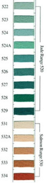 Needlepoint Inc. Silk Skein #528 Jade Range