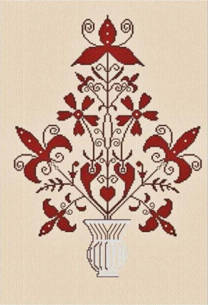 AAN367 Trionfo di Fiori - Triumph of Flowers Alessandra Adelaide Needleworks Counted Cross Stitch Pattern