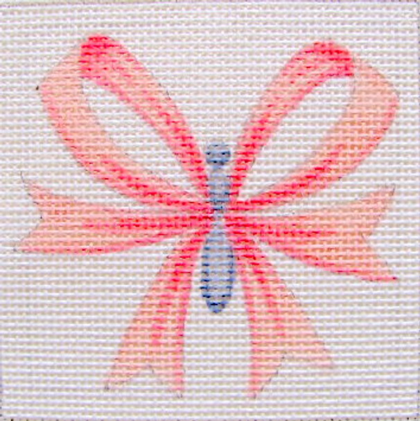 AR/C 3 Ribbon Butterfly 4 x 4 13 Mesh Jane Nichols Needlepoint