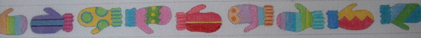 B863 Mitten 18 Mesh Belt Jane Nichols Needlepoint