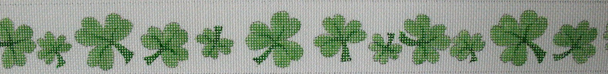 B317 Shamrock 18 Mesh Belt Jane Nichols Needlepoint