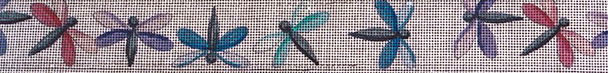 B524 Dragonflies 18 Mesh Belt Jane Nichols Needlepoint