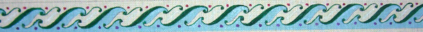 B853 Swirls 18 Mesh Belt Jane Nichols Needlepoint