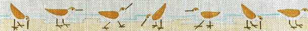 B585 Sandpipers 18 Mesh Belt Jane Nichols Needlepoint