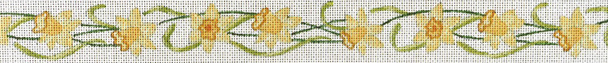 B771 Daffodil 18 Mesh Belt Jane Nichols Needlepoint