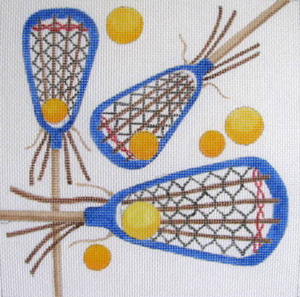 C597 Lacrosse 4 x 4 18 Mesh Jane Nichols Needlepoint