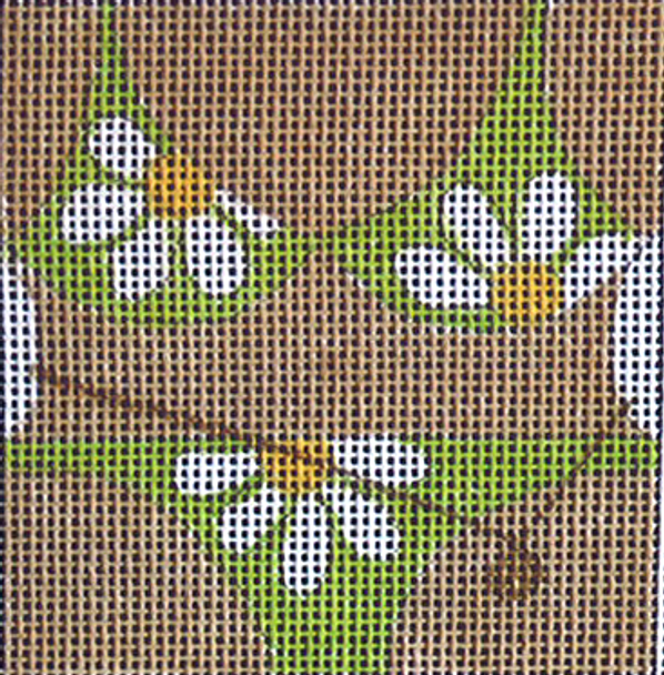 C818 Large Daisy Bikini 4 x 4 13 Mesh Jane Nichols Needlepoint