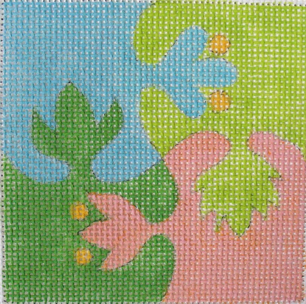 C1692 Garden Puzzle 2 4 x 4 13 Mesh Jane Nichols Needlepoint