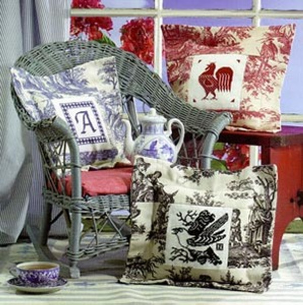 Toile Pillows by Birds Of A Feather 03-1239 