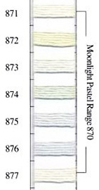 Needlepoint Inc. Silk Hank #876 Moonlight Pastel Range