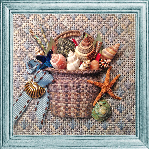 KCB01-18 Tiny Shell Basket Kit 7" x 7", 18 Mesh KELLY CLARK STUDIO, LLC