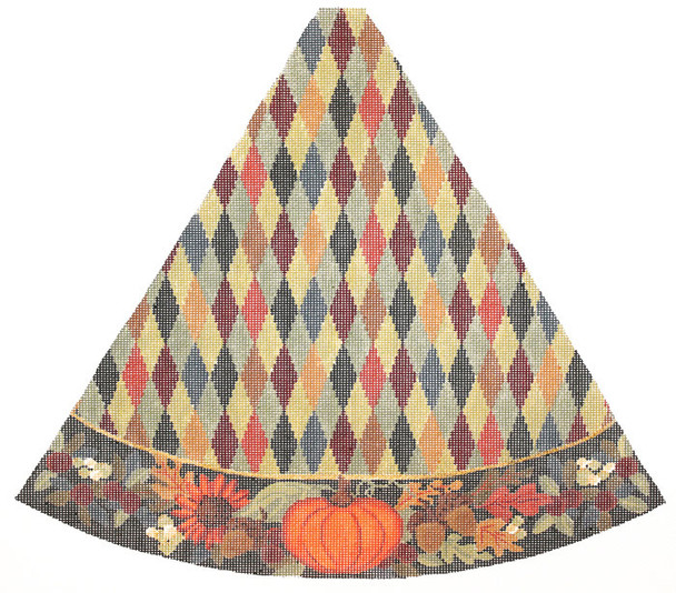 KCNT29-18  Harlequin Harvest MedallionPillar Tree 16x x16 18 Mesh KELLY CLARK STUDIO, LLC