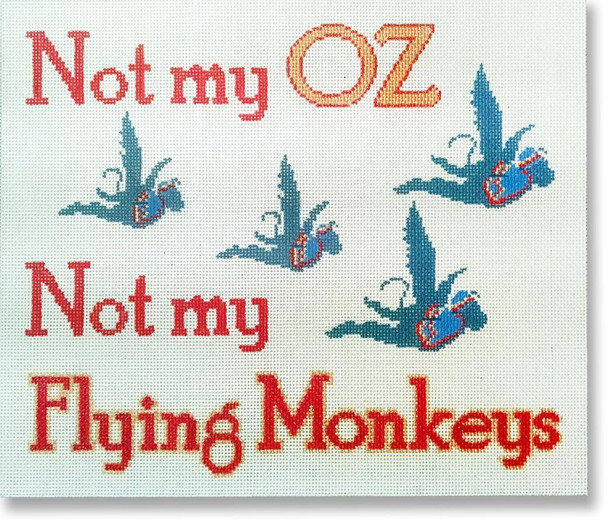 SA-SS 30 Not My Oz 18 Mesh 10 x 8.5 Starke Art Designs