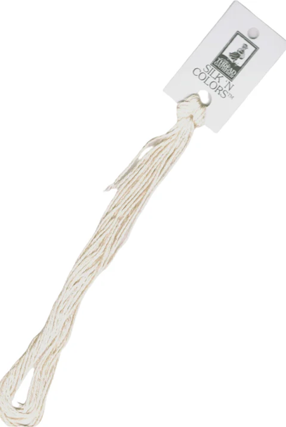 SNC 144 Honeysuckle White Thread Gatherer Silk 'n Colors