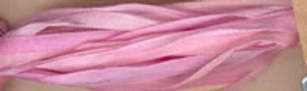 Silken Ribbon 7mm 017 Flamingo Pink Thread Gatherer