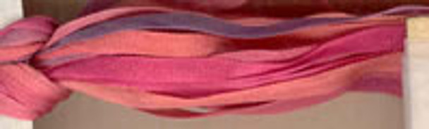Silken Ribbon 7mm 142 Rose Briar Thread Gatherer
