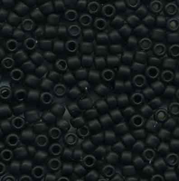 #BDS-F401 Size 14 Frosted Matte Black Beads Sundance Designs