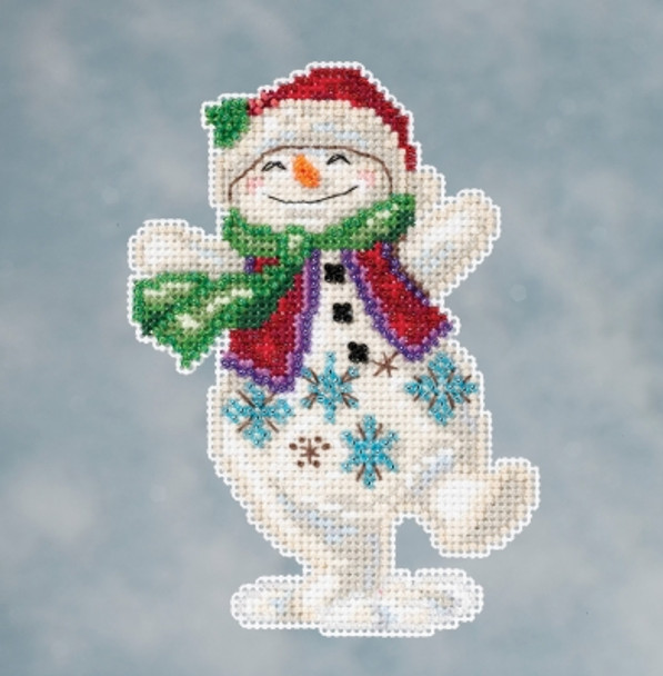 JS201613 Mill Hill Kit Snowman Dancing by Jim Shore (2016)