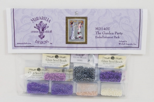 MD140E Mirabilia Designs The Garden Party  Embellishment Pack 15-2100 