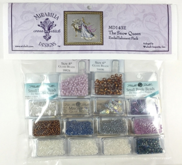 MD143E Mirabilia Designs The Snow Queen  Embellishment Pack 16-1207