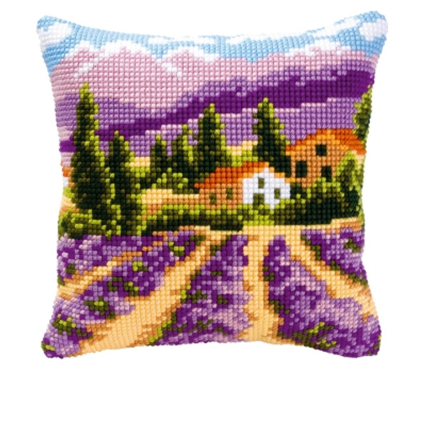 PNV8637 Vervaco Lavender Field Cushion