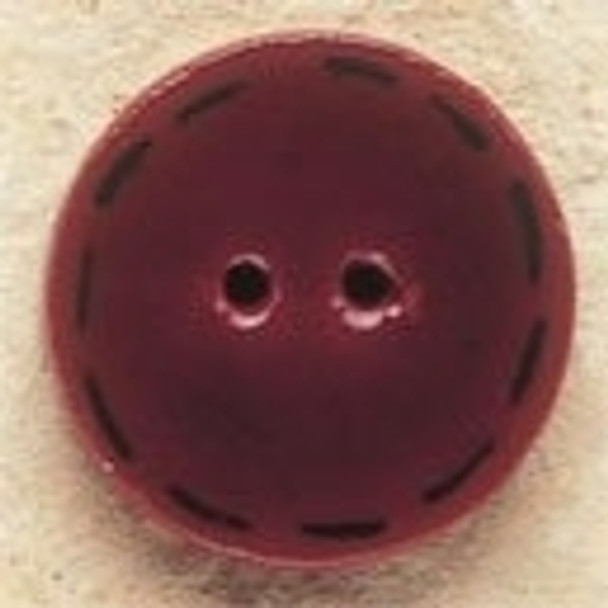 43036  Debbi Mumm Button Red Round Button; 3/4" x 3/4"     2 Pieces