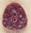 43175 Debbi Mumm Button Red Gumdrop; 1/2" x 5/8"     2 Pieces