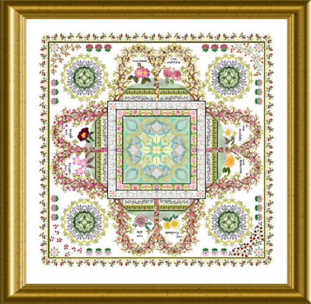 CHATA166 The Rosarium Mandala Châtelaine Designs