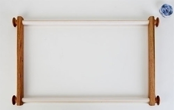 EZ1153 WEB 22" Individual Scroll Rod Frame WITH Basting System EZ Needlework