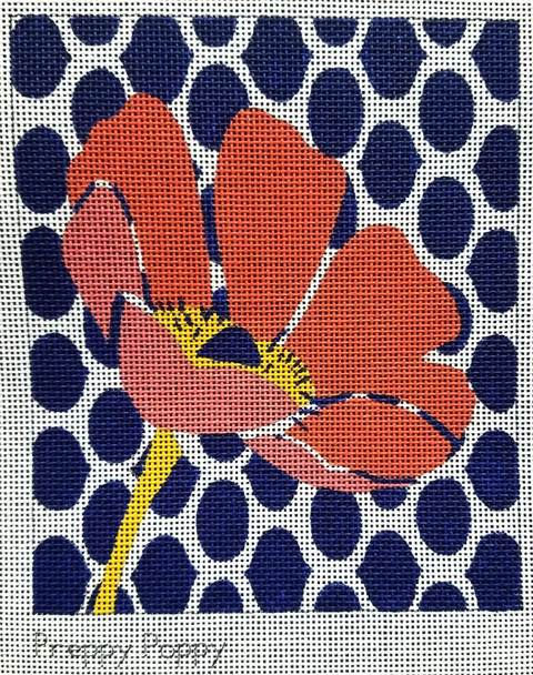 70664 Preppy Poppy 5 x 6 18 Mesh Unique New Zealand Designs