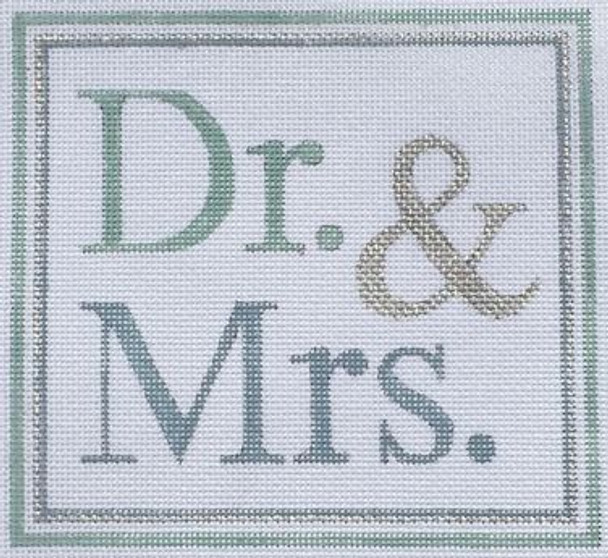 HO1316 Raymond Crawford Designs  Dr. & Mrs. 5.25 x 5.5/8 18 Mesh