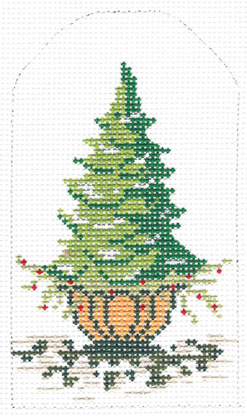 KWV02-18 Pine-in-a-Pot 2.5" x 4.5", 18 Mesh  KELLY CLARK STUDIO, LLC