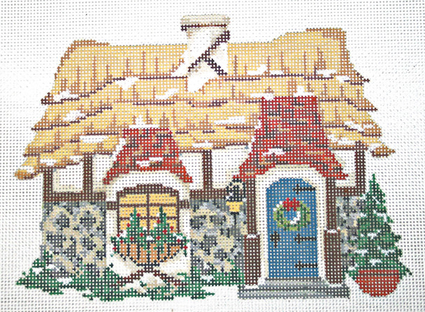 KWV05-18 Gatekeeper’s Cottage 6.75" x 5"| 18 Mesh KELLY CLARK STUDIO, LLC