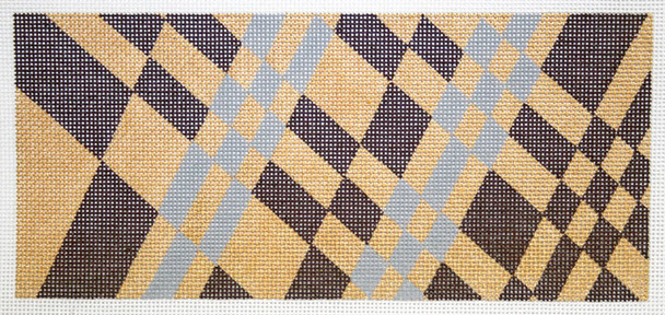 BR84 Gold & Brown Lee's Needle Arts 8.25" x 4" 18 Mesh