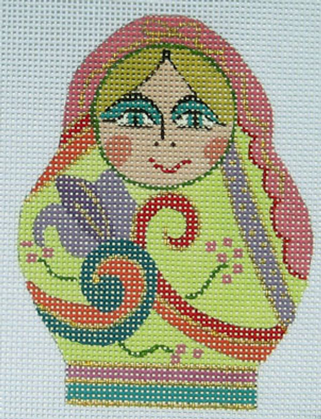 AW-39 ANN WINN Round Gypsy 3 x 4 With Stitch Guide