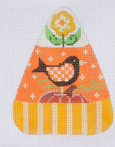 CH-230 Crow Candy Corn 3 x 4 18 Mesh CH Designs