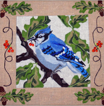 B308 Melissa Prince Blue Jay 13 mesh 12 x 12