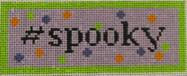 HT19 1.75 x 4.75 #Spooky 18 Mesh Kristine Kingston Needlepoint Designs