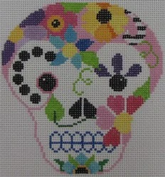 454F Mini Skull F 4.25 X 4.5 18 Mesh NEEDLEDEEVA