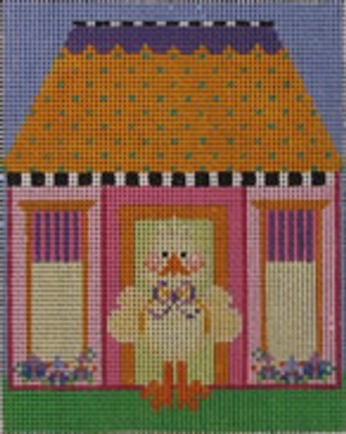 604A Darrel Duck's House 4.25 x 5.25 18 Mesh NEEDLEDEEVA