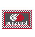 TL281 Portland Blazers! 3.5 x 2 18 Mesh Kathy Schenkel Designs