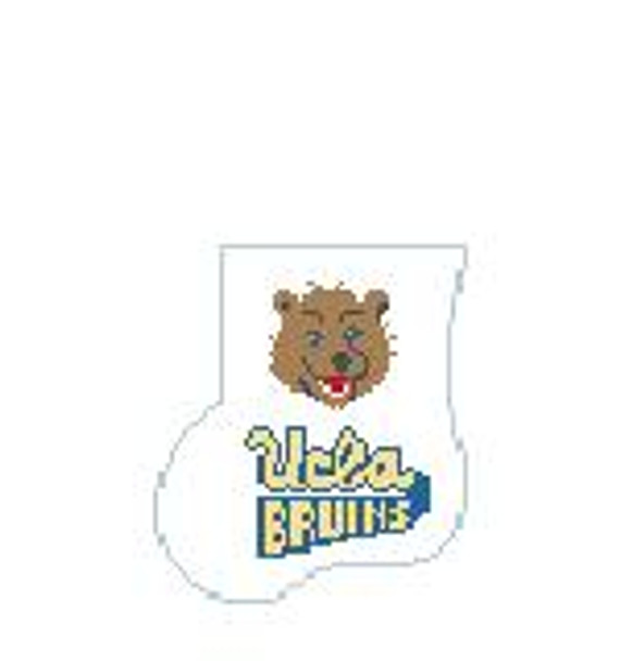 CM408S UCLA Bruins 4 x4 18 Mesh Mini Sock Kathy Schenkel Designs