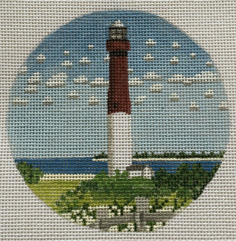 7144 Old Barney Light - NJ 4 x 4 18 Mesh Purple Palm Designs